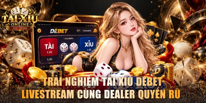 Tài Xỉu Debet - Khám Phá Top Sảnh Live Cùng Game Nổi Bật 3 Trải nghiệm tài xỉu Debet Livestream cùng dealer quyến rũ